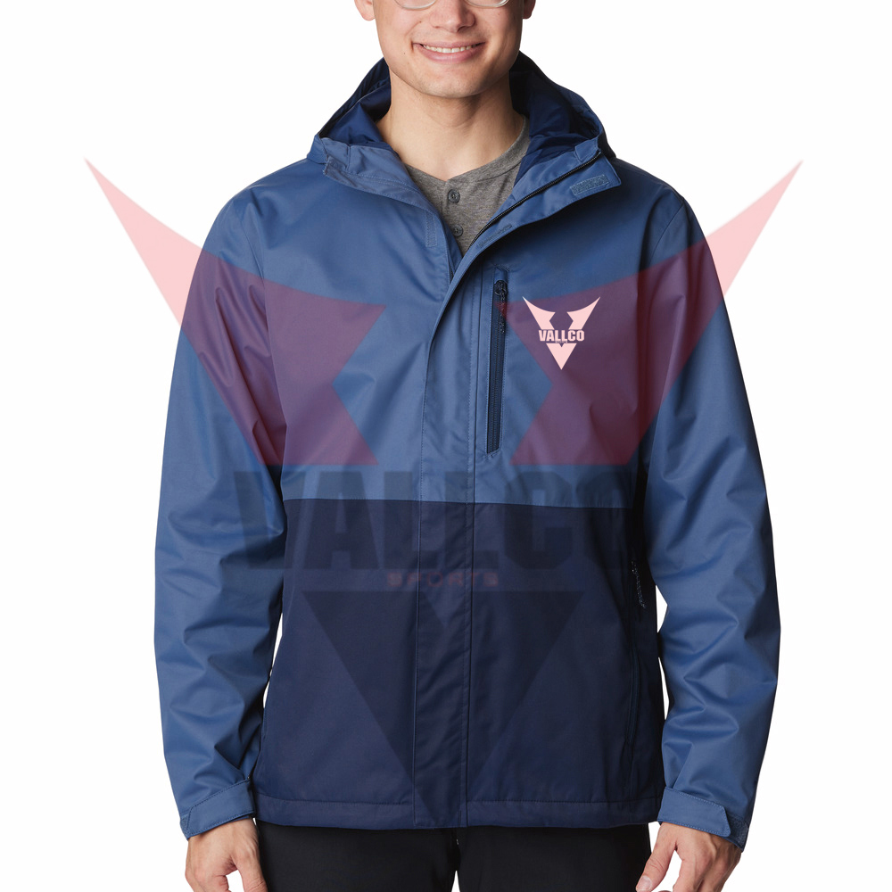 Blue Black Contrast Color Make Your Own Newest Design Men Outer Wear Windbreaker Jackets