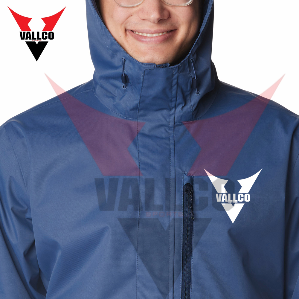 Blue Black Contrast Color Make Your Own Newest Design Men Outer Wear Windbreaker Jackets - view 11