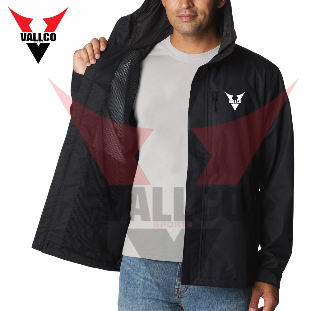 Black Color Highest Quality New Arrival Style Outer Wear Men Windbreaker Jackets - view 5