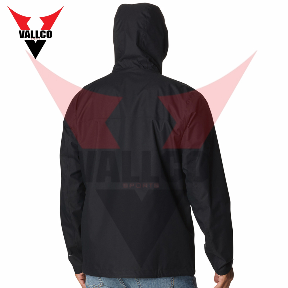 Black Color Highest Quality New Arrival Style Outer Wear Men Windbreaker Jackets - view 8