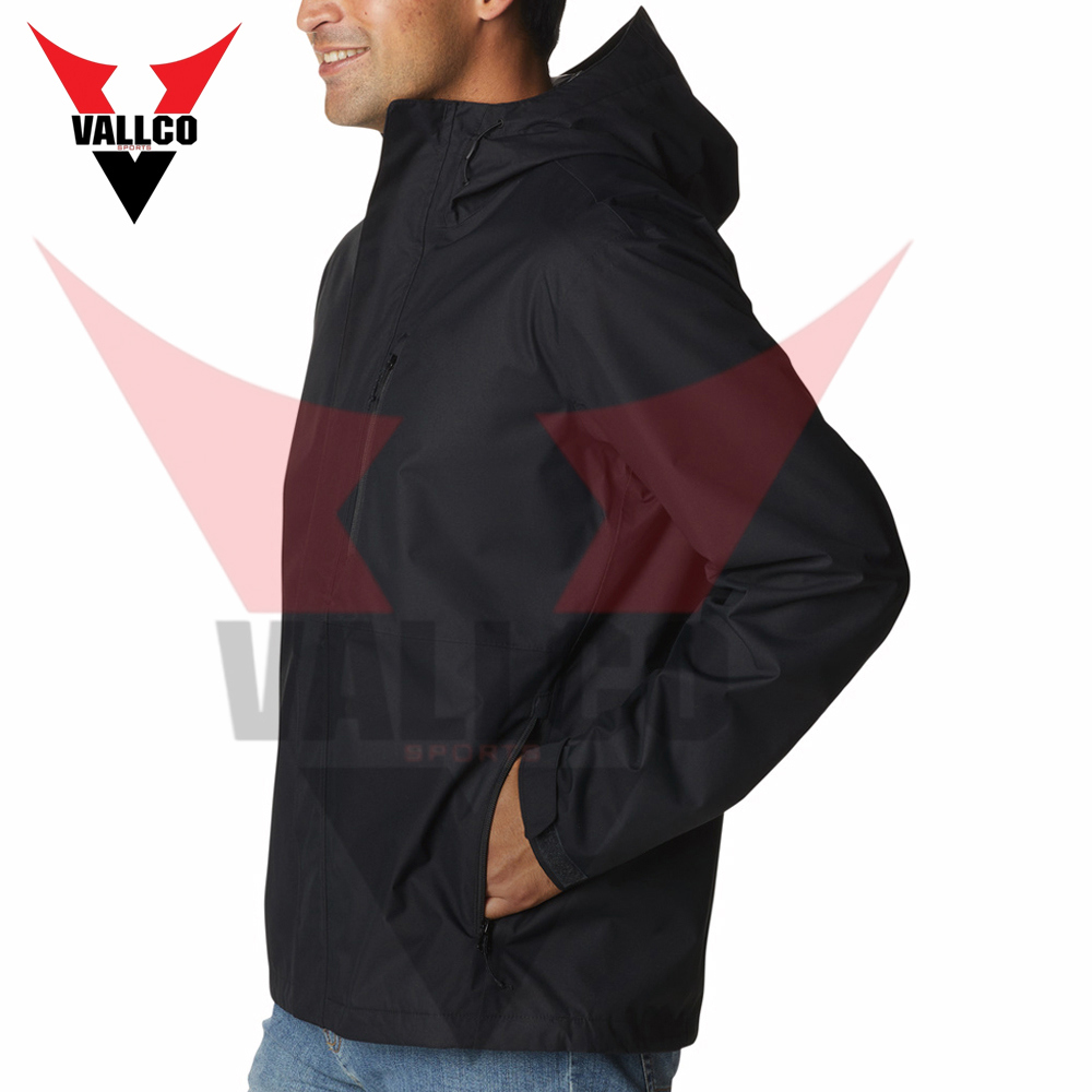 Black Color Highest Quality New Arrival Style Outer Wear Men Windbreaker Jackets - view 9