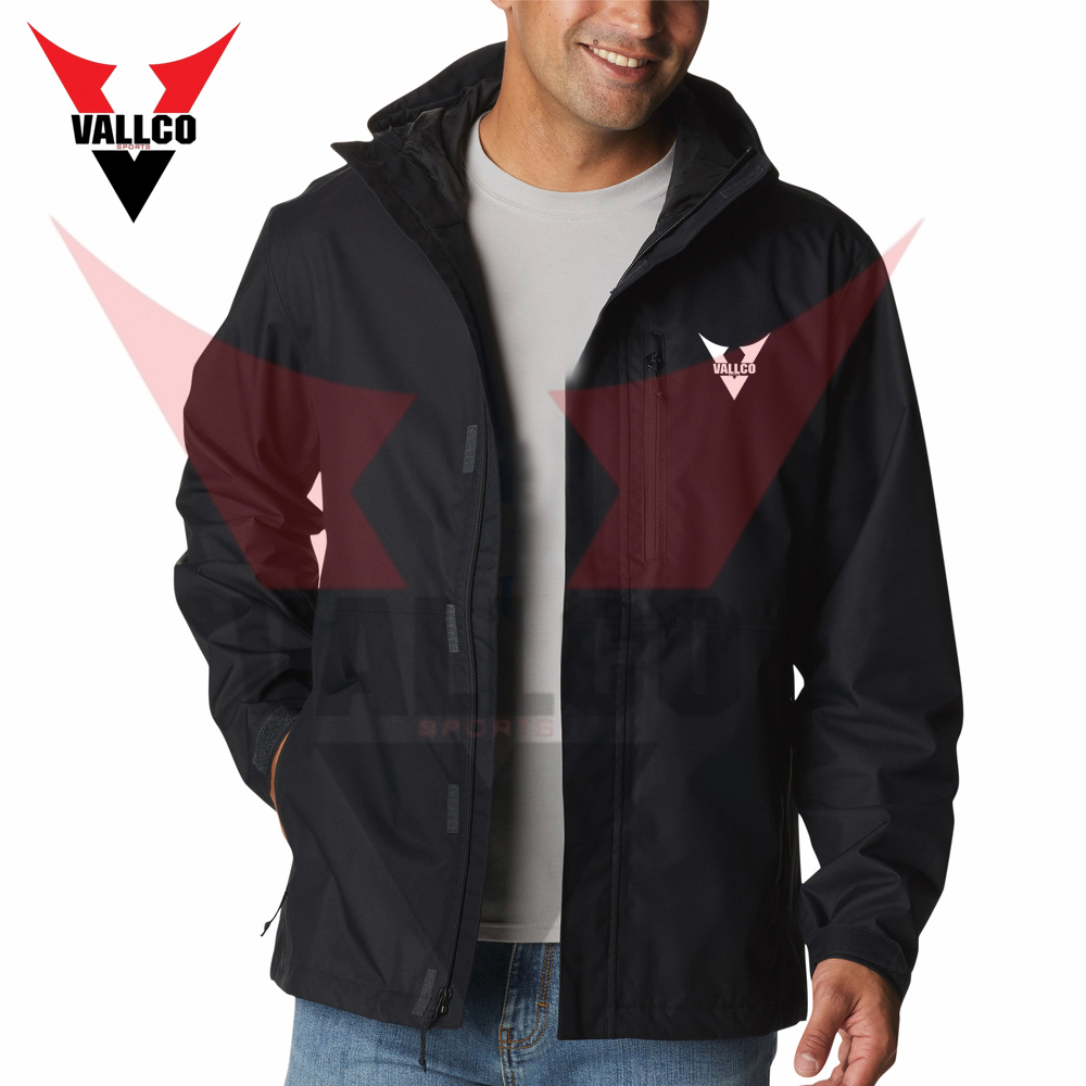 Black Color Highest Quality New Arrival Style Outer Wear Men Windbreaker Jackets - view 12