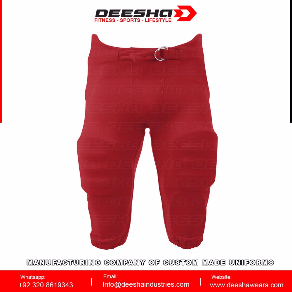 Custom Men Series Solid Integrated Football Pants 7 - view 2