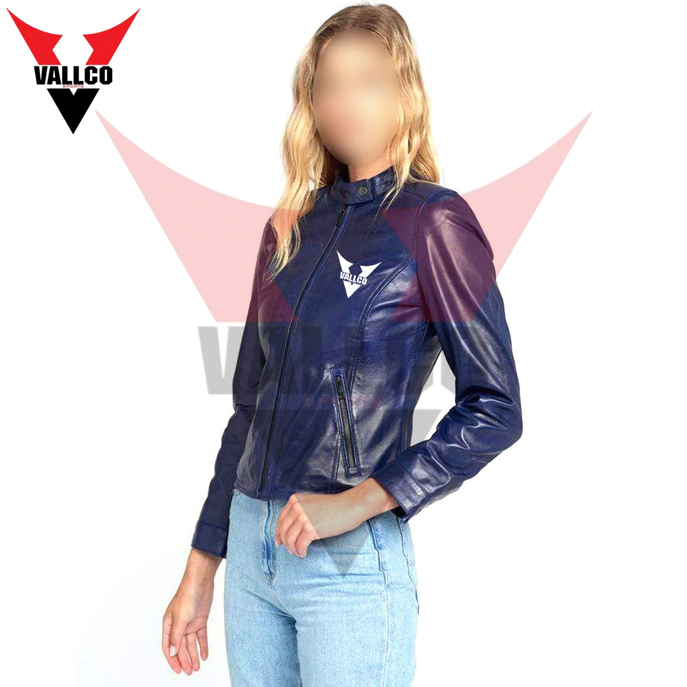 Long Sleeve Fashion Wear Slim Fit New Arrival Youth Wear Best Style Women Fashion Leather Jackets - view 5