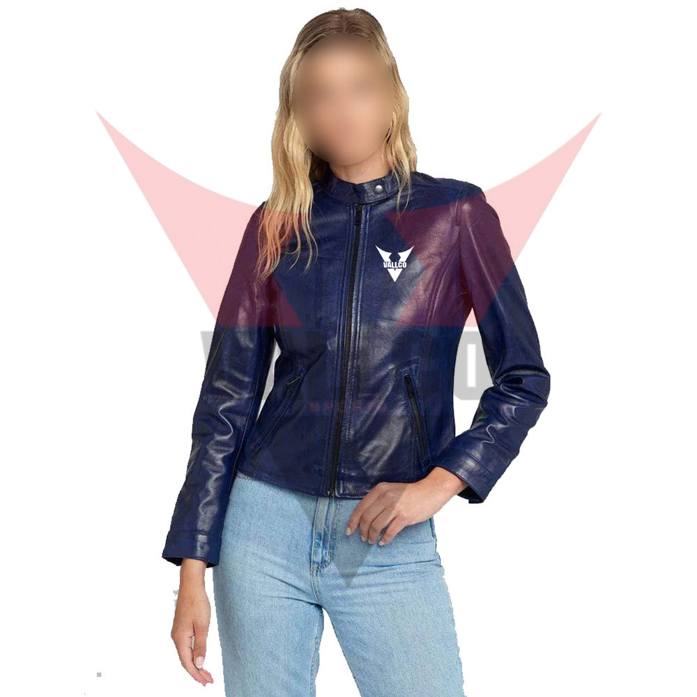 Long Sleeve Fashion Wear Slim Fit New Arrival Youth Wear Best Style Women Fashion Leather Jackets - view 9