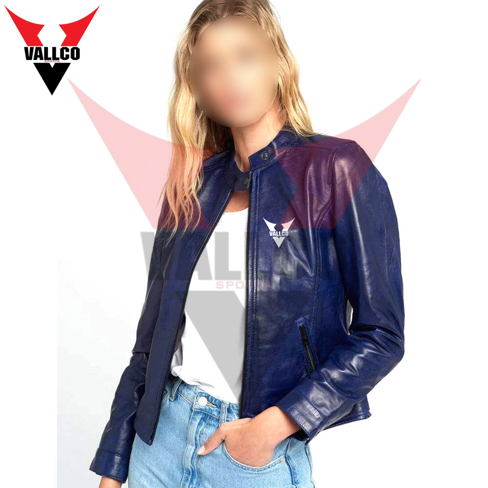 Long Sleeve Fashion Wear Slim Fit New Arrival Youth Wear Best Style Women Fashion Leather Jackets - view 13