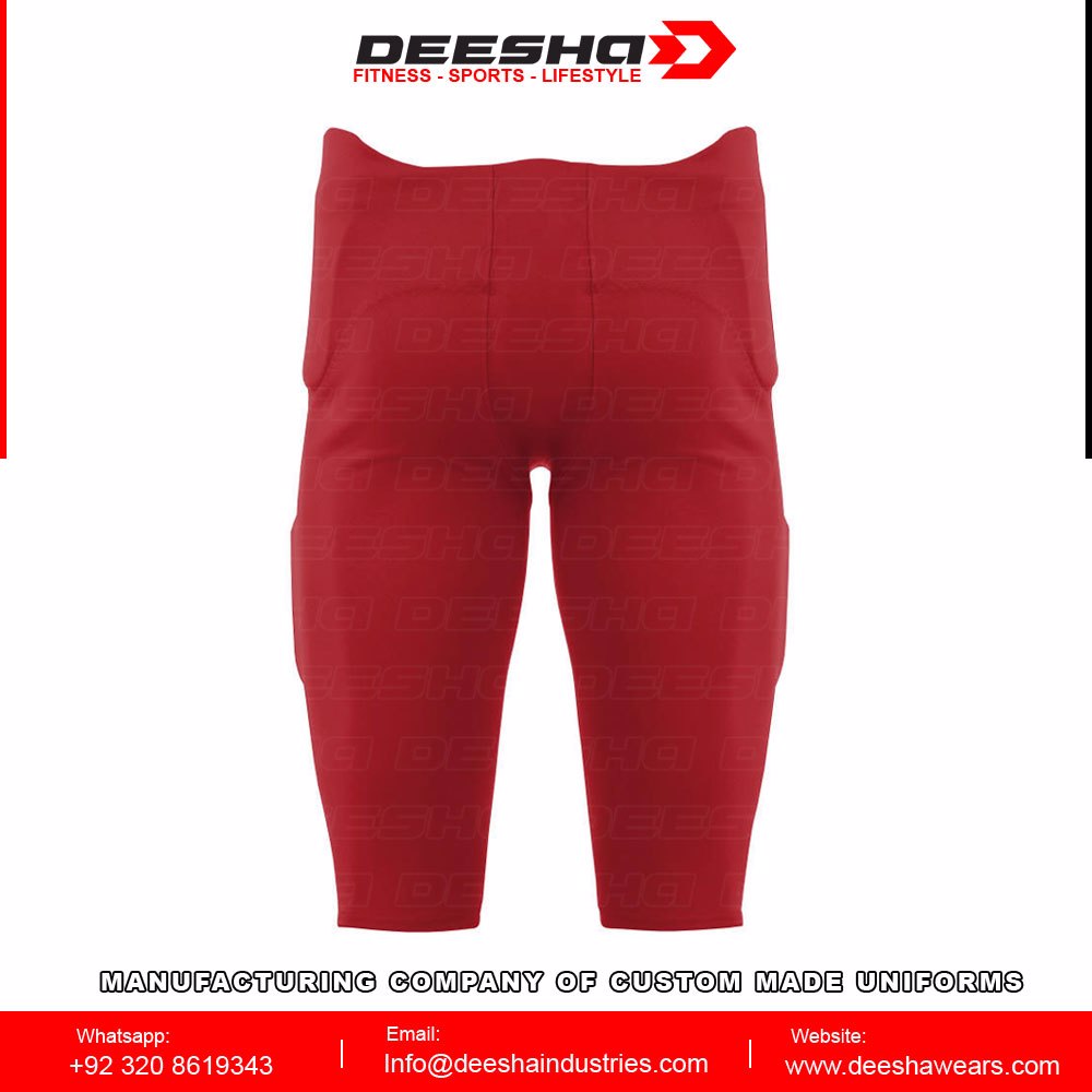 Custom Men Series Solid Integrated Football Pants 7 - view 4