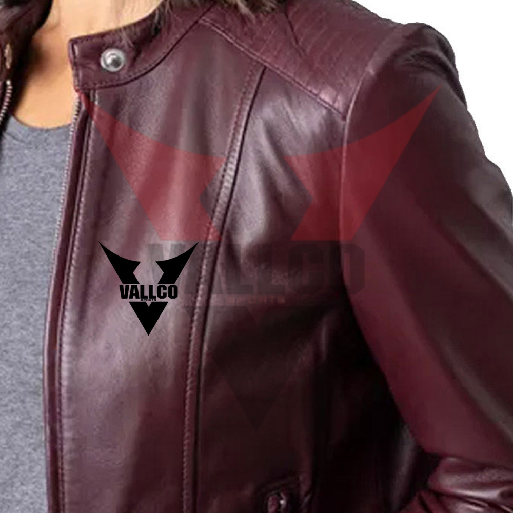 In Different Color High Quality Best Supplier OEM Service Customized Logo Women Leather Jackets  - view 6