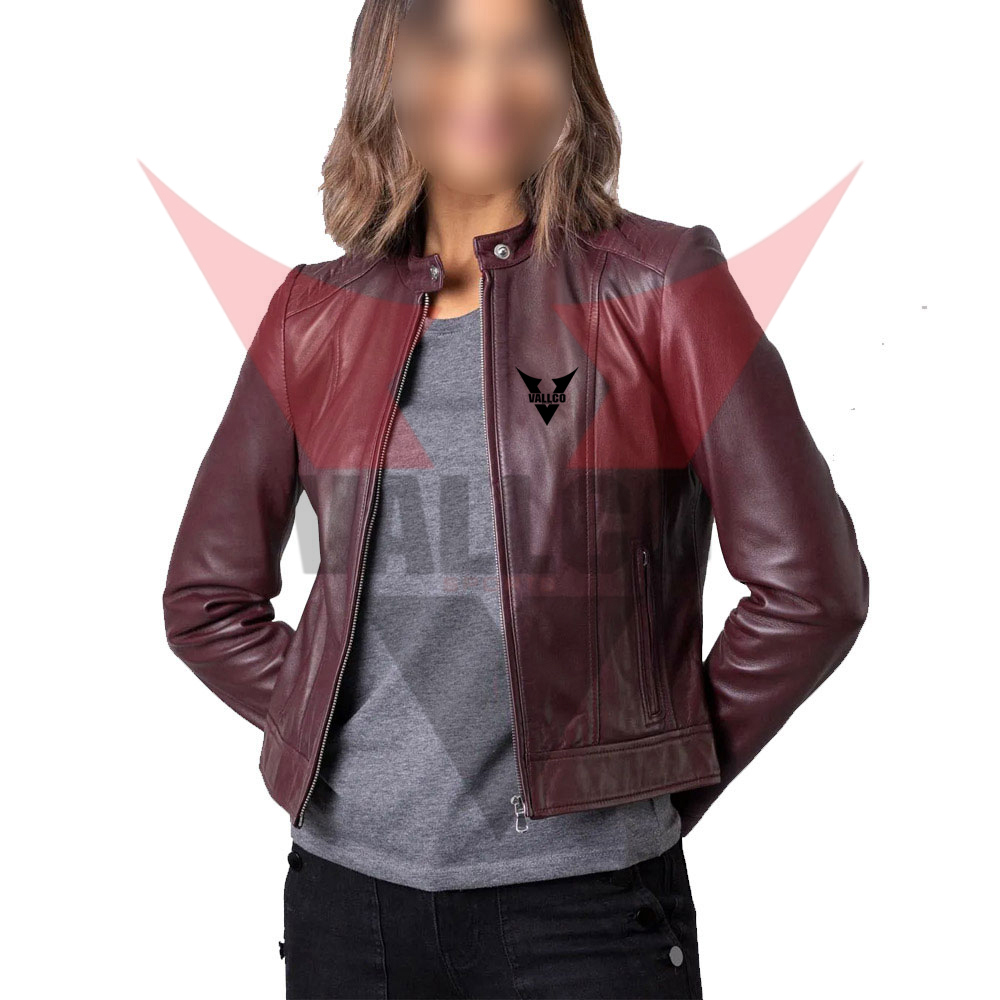 In Different Color High Quality Best Supplier OEM Service Customized Logo Women Leather Jackets  - view 9