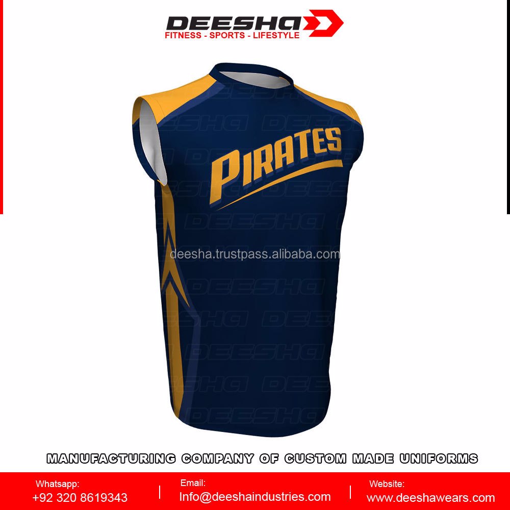 Baseball Jersey Crew Neck Sleeveless Pirates - view 3