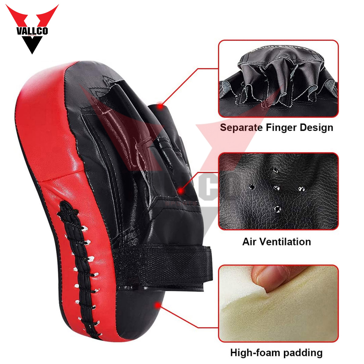 2024 Curved Shape Newest Style Top Quality Durable Training Punching Custom Best Material Focus Pad - view 12