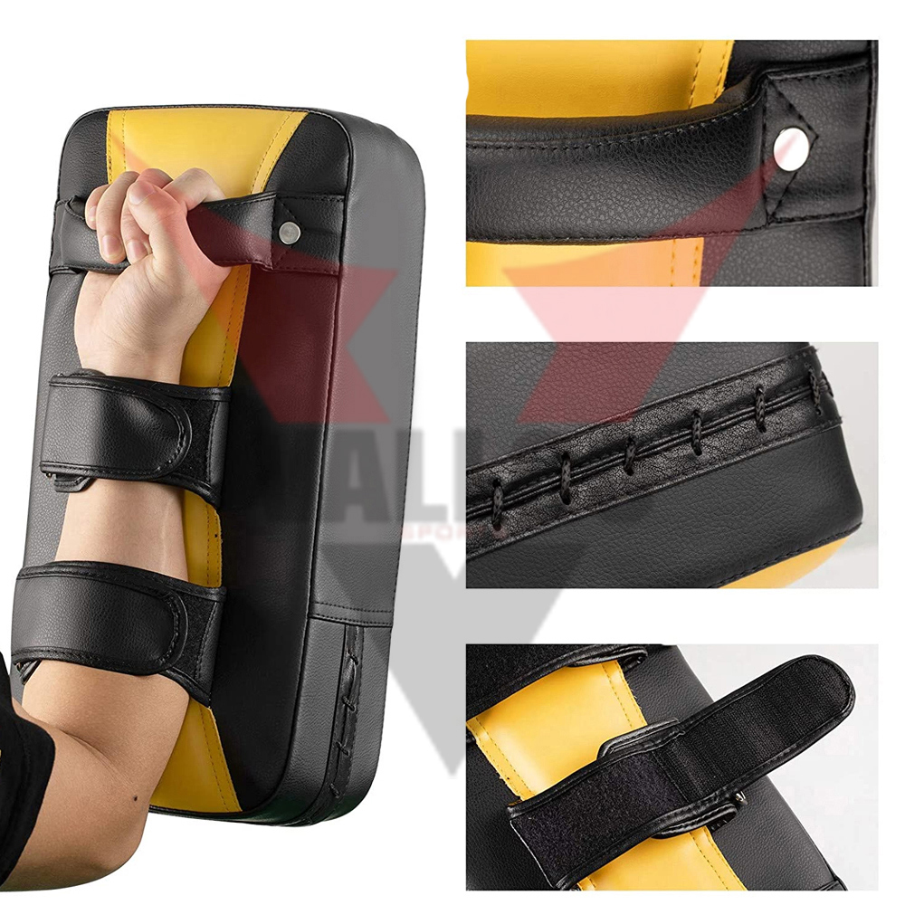 Black And Golden Color Wholesale Rate Best Soft Fabric Good Selling Make Your Own Boxing Kick Shield - view 6