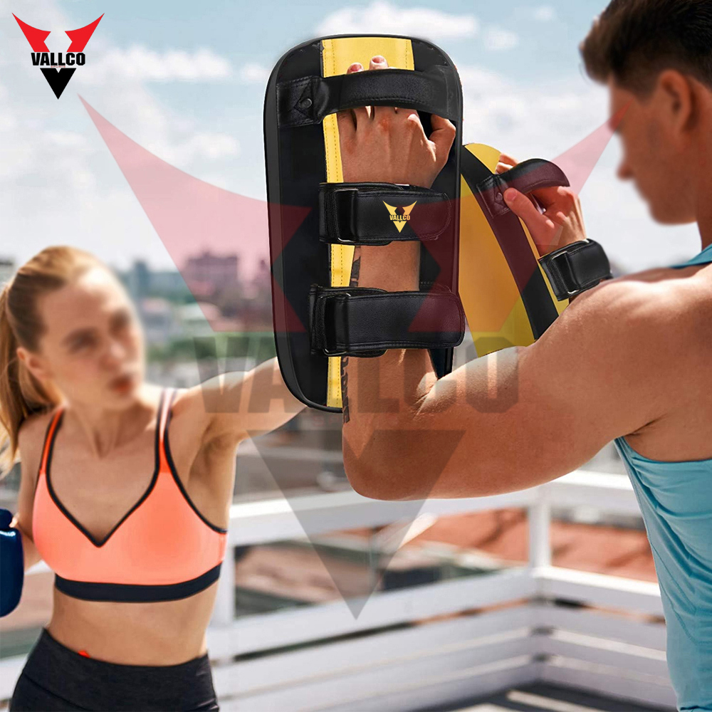 Black And Golden Color Wholesale Rate Best Soft Fabric Good Selling Make Your Own Boxing Kick Shield - view 7