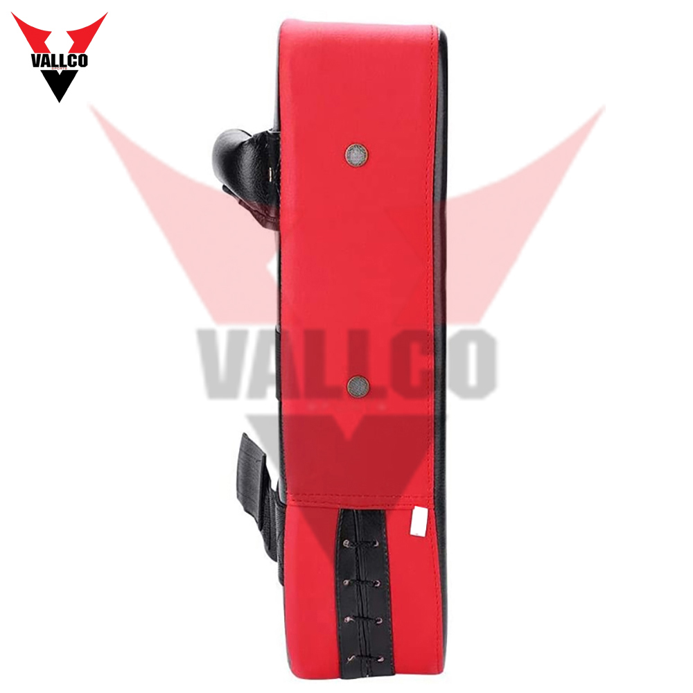 Red And Black Color Good Selling With Own Logo Print Adjustable Soft Touch Fabric Boxing Kick Shield - view 2