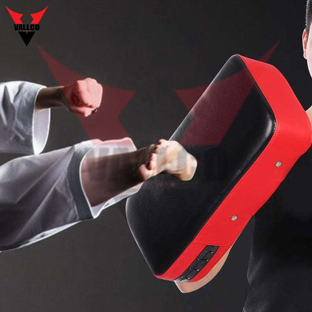 Red And Black Color Good Selling With Own Logo Print Adjustable Soft Touch Fabric Boxing Kick Shield - view 13