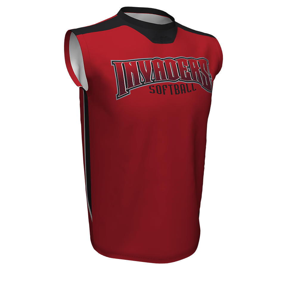 Baseball Jersey Crew Neck Sleeveless Inyaoers
