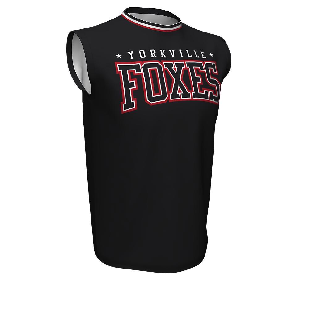 Baseball Jersey Crew Neck Sleeveless Foxes