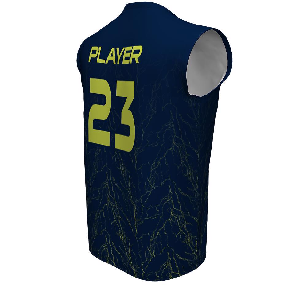 Baseball Jersey Crew Neck Sleeveless Shock - view 3