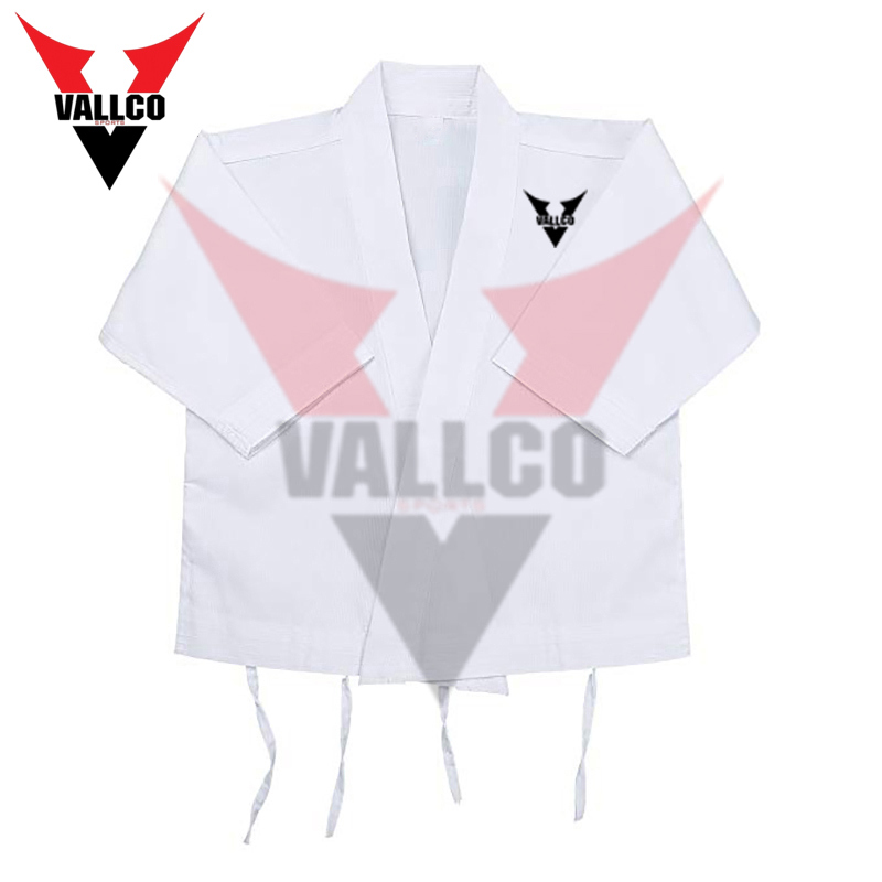 White And Black Contrast Durable Breathable Comfortable  New Style Martial Arts Karate Suit  - view 6
