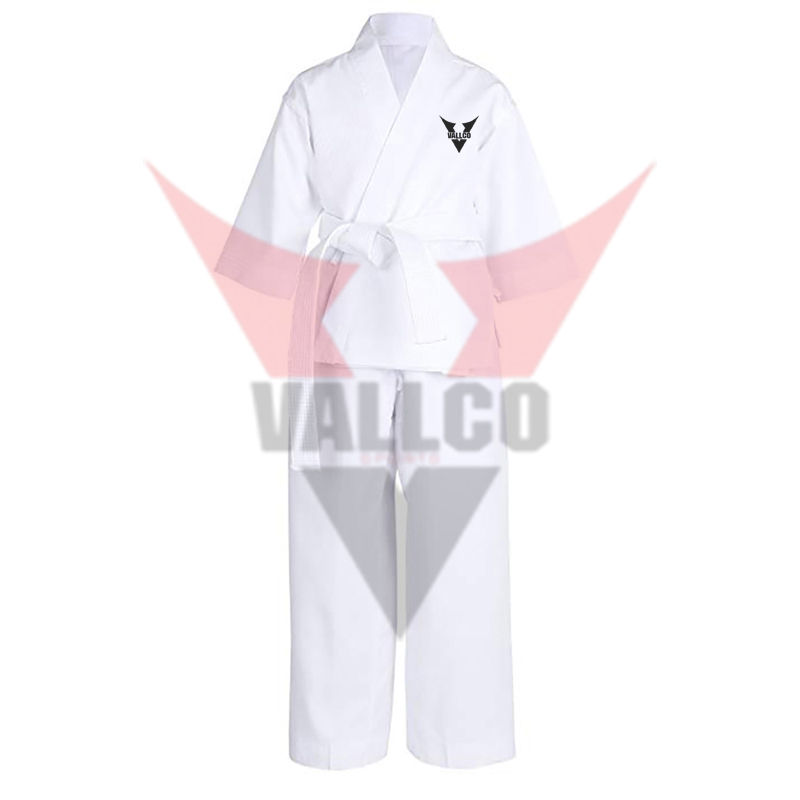 White And Black Contrast Durable Breathable Comfortable  New Style Martial Arts Karate Suit  - view 18