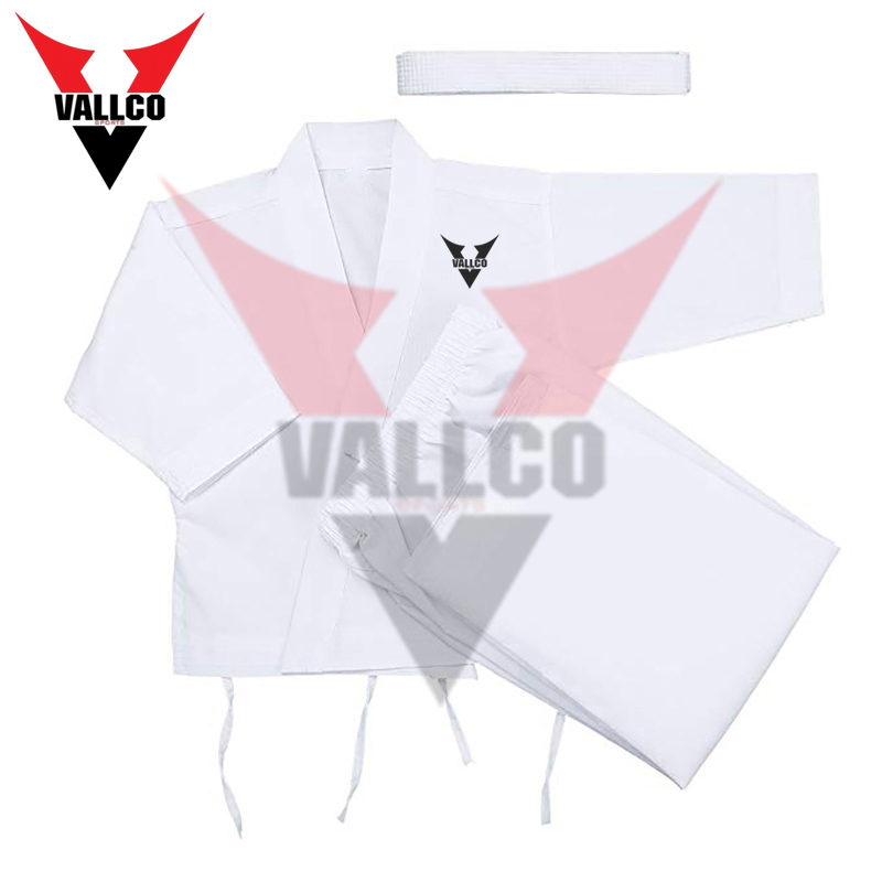 White And Black Contrast Durable Breathable Comfortable  New Style Martial Arts Karate Suit  - view 20