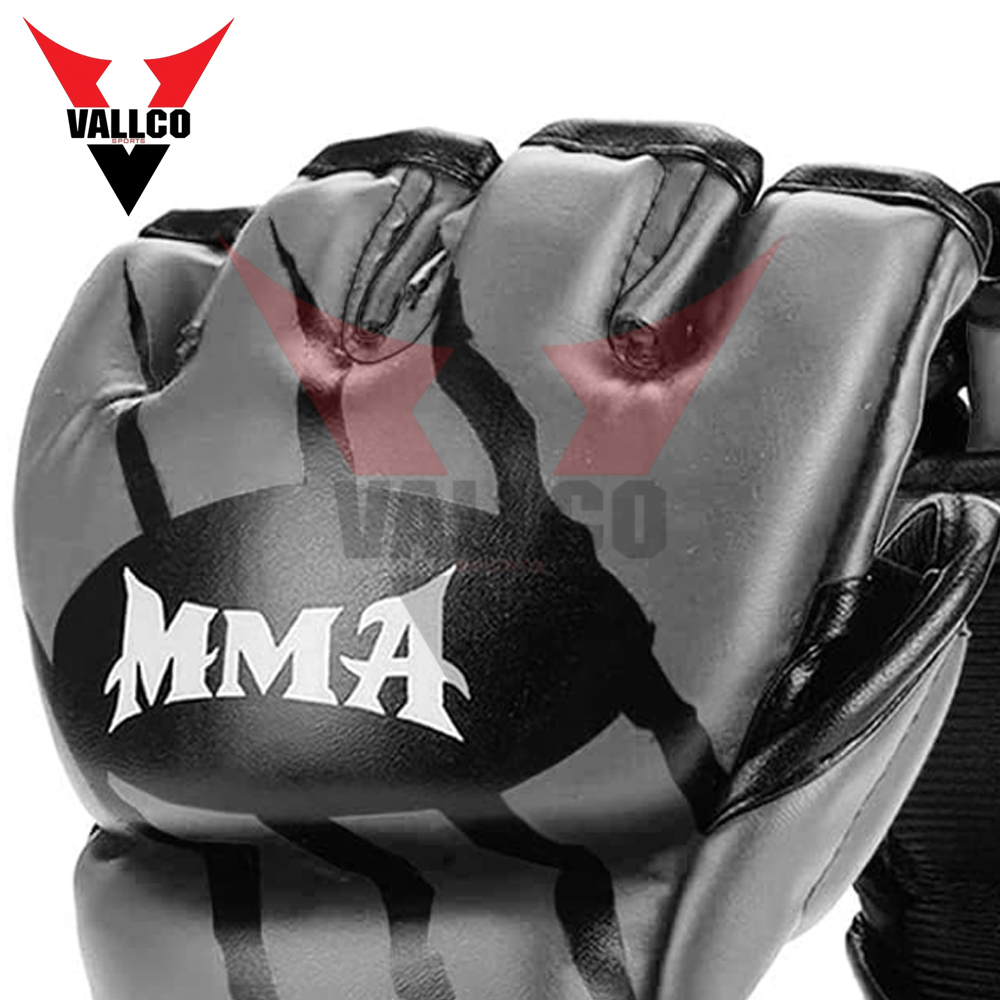 MMA Leather Padding  Ankle Joint Protection Finger Less For Training Kickboxing Muay Thai Boxing - view 9