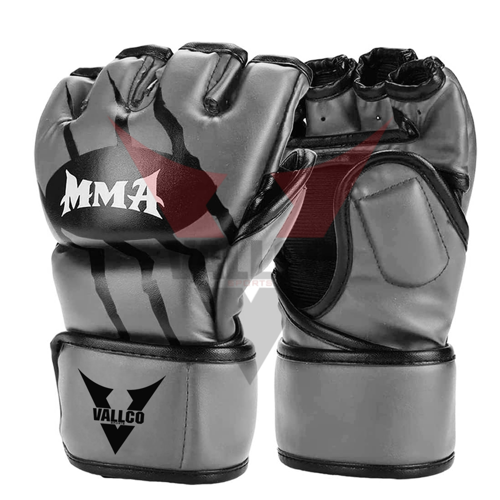 MMA Leather Padding  Ankle Joint Protection Finger Less For Training Kickboxing Muay Thai Boxing - view 12