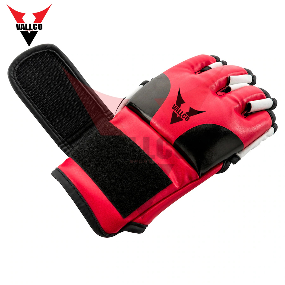Good Supplier Highland Quality Make Your Own Red White Color MMA Training Gloves - view 10