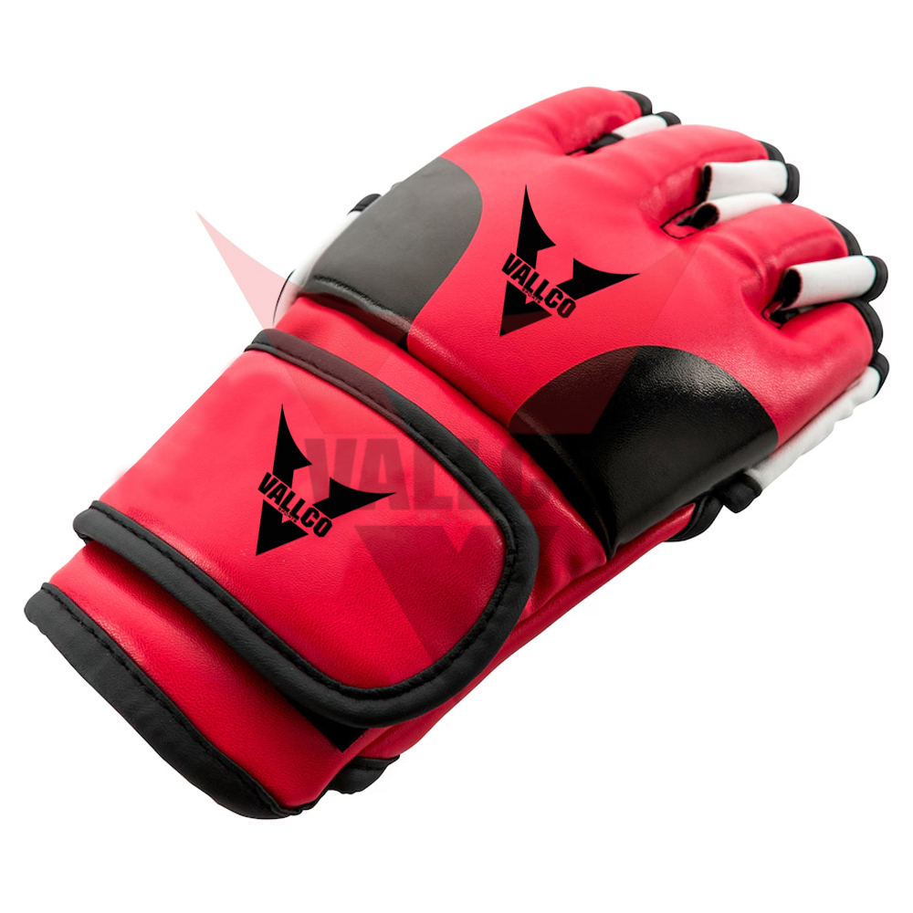Good Supplier Highland Quality Make Your Own Red White Color MMA Training Gloves - view 11