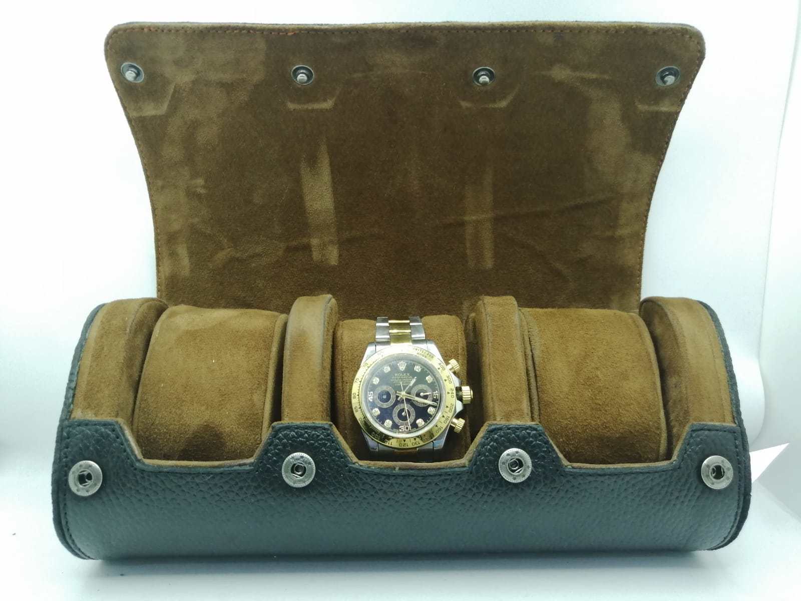 Hand Made Original Mild Leather Watch box - view 4