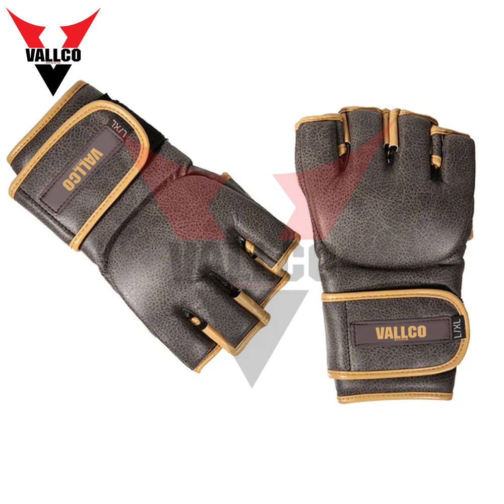 6 OZ Golden Rib Good Quality Latest Design Fighting Training Adult Wear Newest PU Leather MMA Gloves - view 3