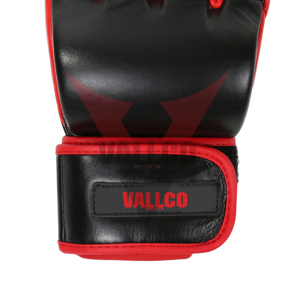 Red Black Color Made In Pakistan OEM Service Best Supplier Soft Touch Material MMA Training Gloves - view 3