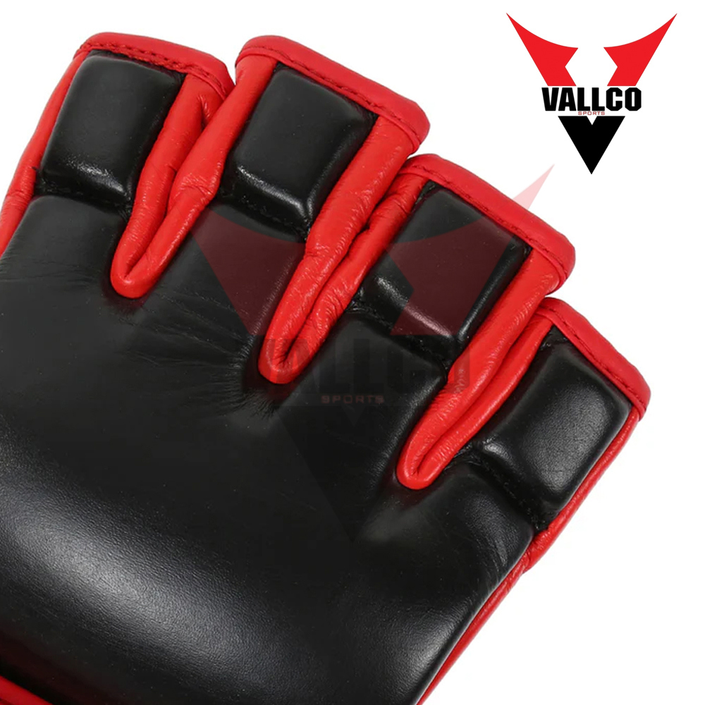 Red Black Color Made In Pakistan OEM Service Best Supplier Soft Touch Material MMA Training Gloves - view 5