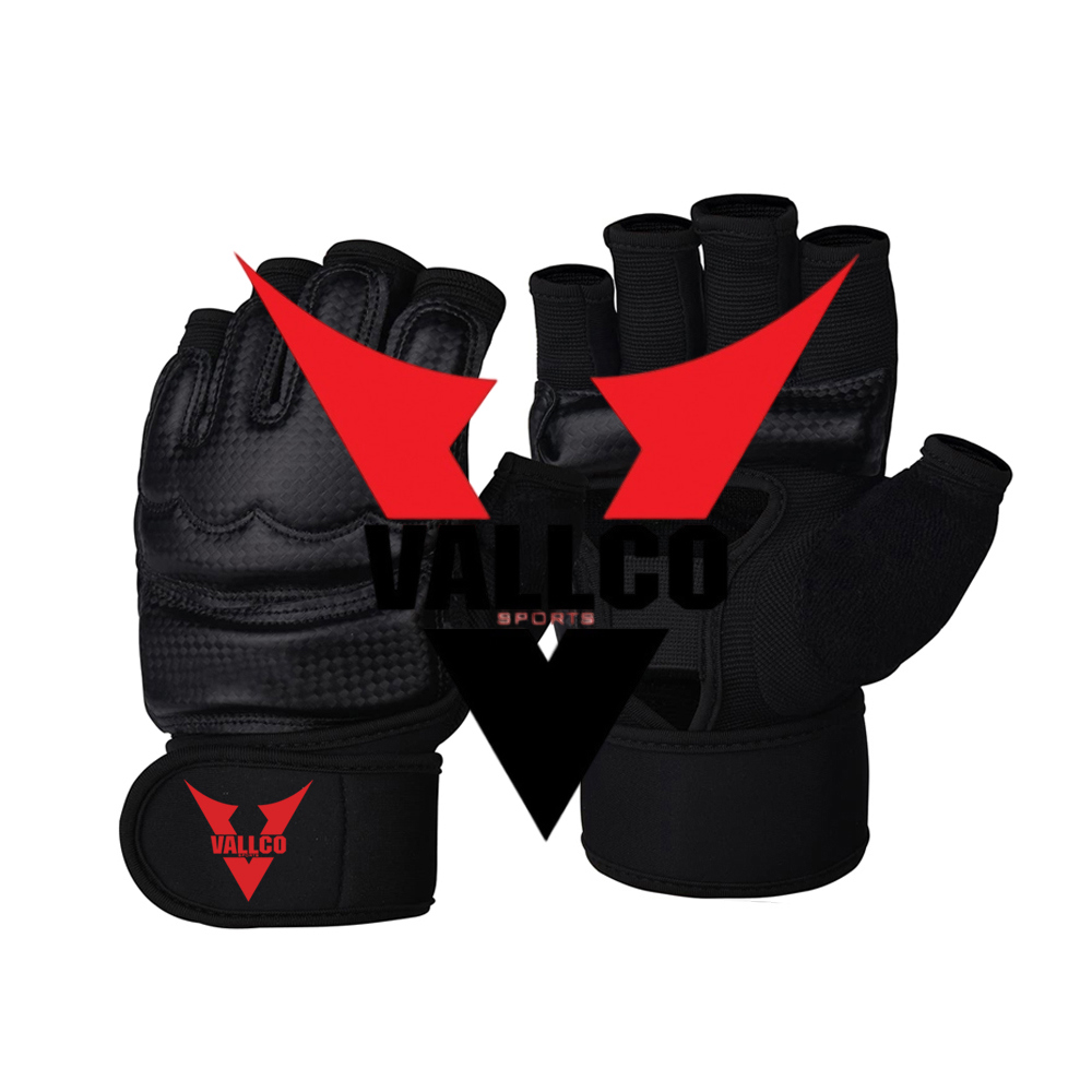  In Different Color Half Finger Punching Bag Fighting Training Black Medium Size MMA Gloves
