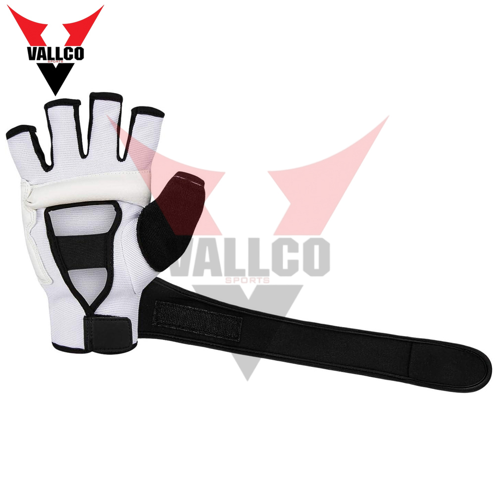 Black White Color Highest Quality PU Leather Material Newest Product  MMA Training Gloves - view 2