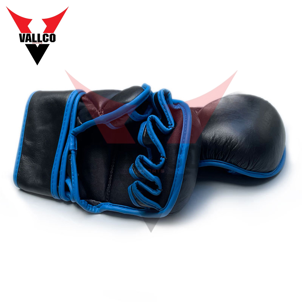 Blue Black Color Newest Style With Reasonable Price Adult Fighting Wear MMA Gloves - view 2