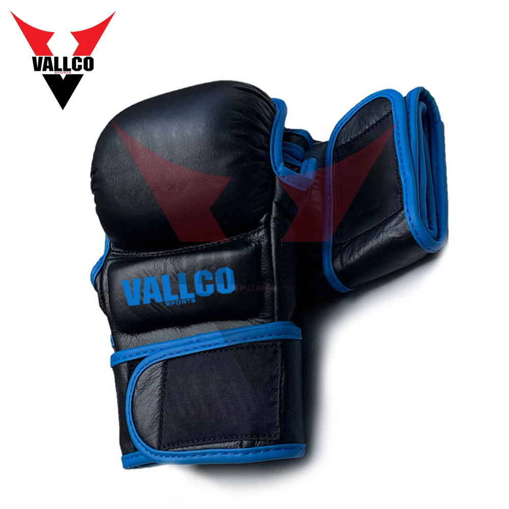 Blue Black Color Newest Style With Reasonable Price Adult Fighting Wear MMA Gloves - view 3