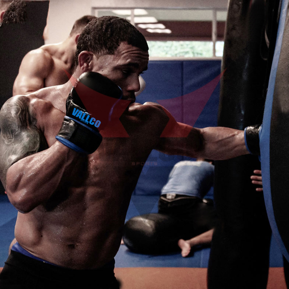 Blue Black Color Newest Style With Reasonable Price Adult Fighting Wear MMA Gloves - view 13
