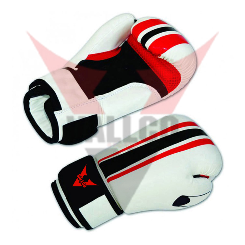 Customized Size Logo Printed Thickened PU Leather Muay Thai Karate Punching Kickboxing Boxing Gloves