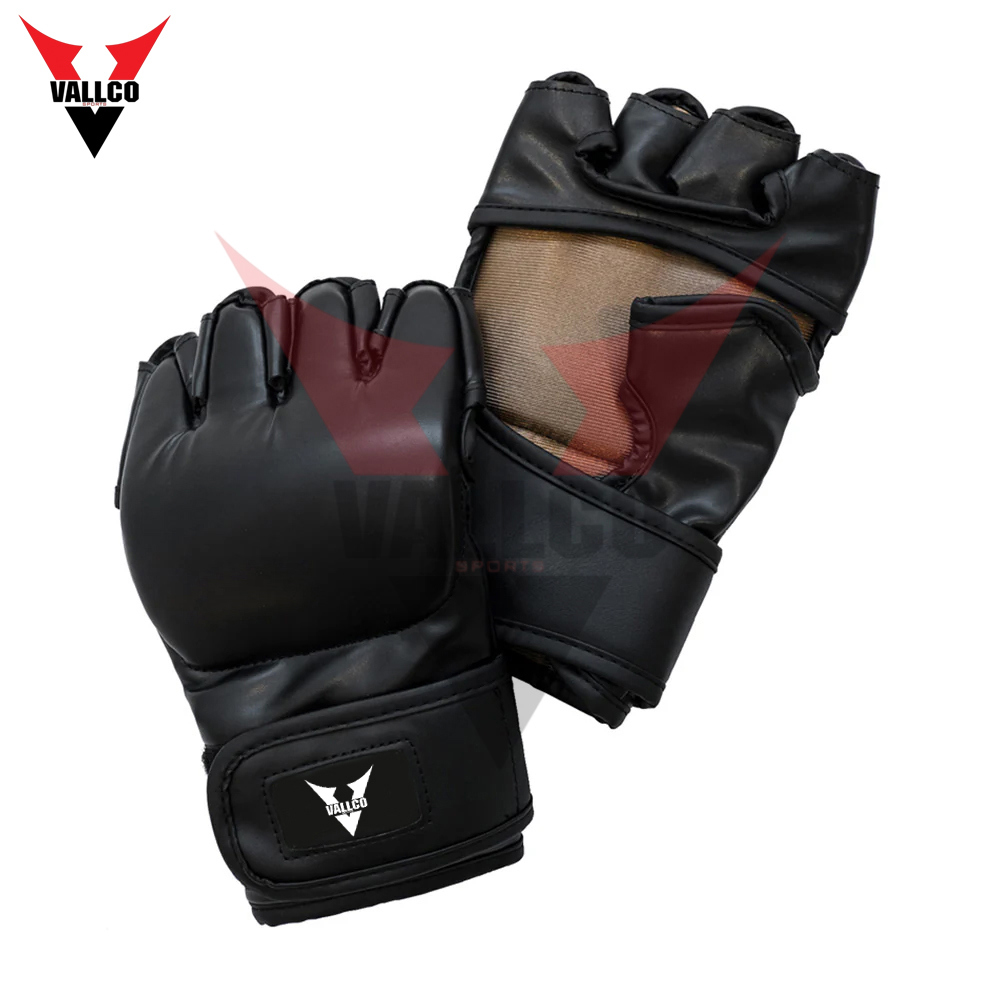 Black Color Good Supplier With Best Price Customized Made Adult Wear MMA Gloves - view 2