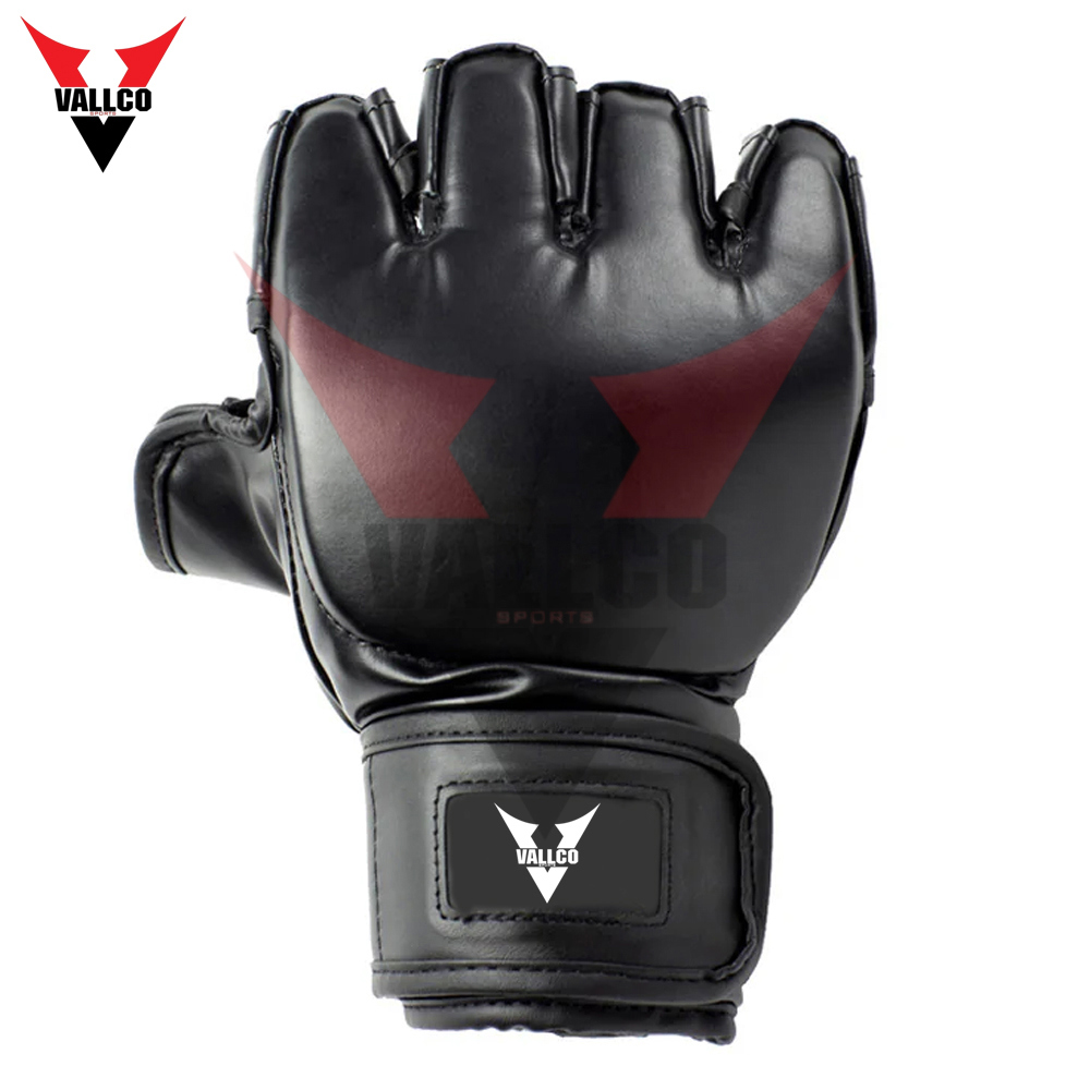 Black Color Good Supplier With Best Price Customized Made Adult Wear MMA Gloves - view 3
