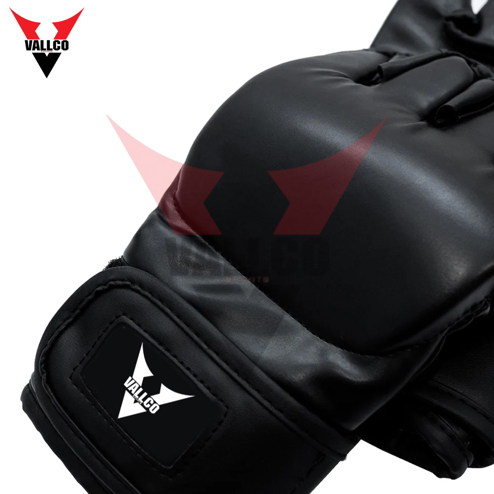 Black Color Good Supplier With Best Price Customized Made Adult Wear MMA Gloves - view 4