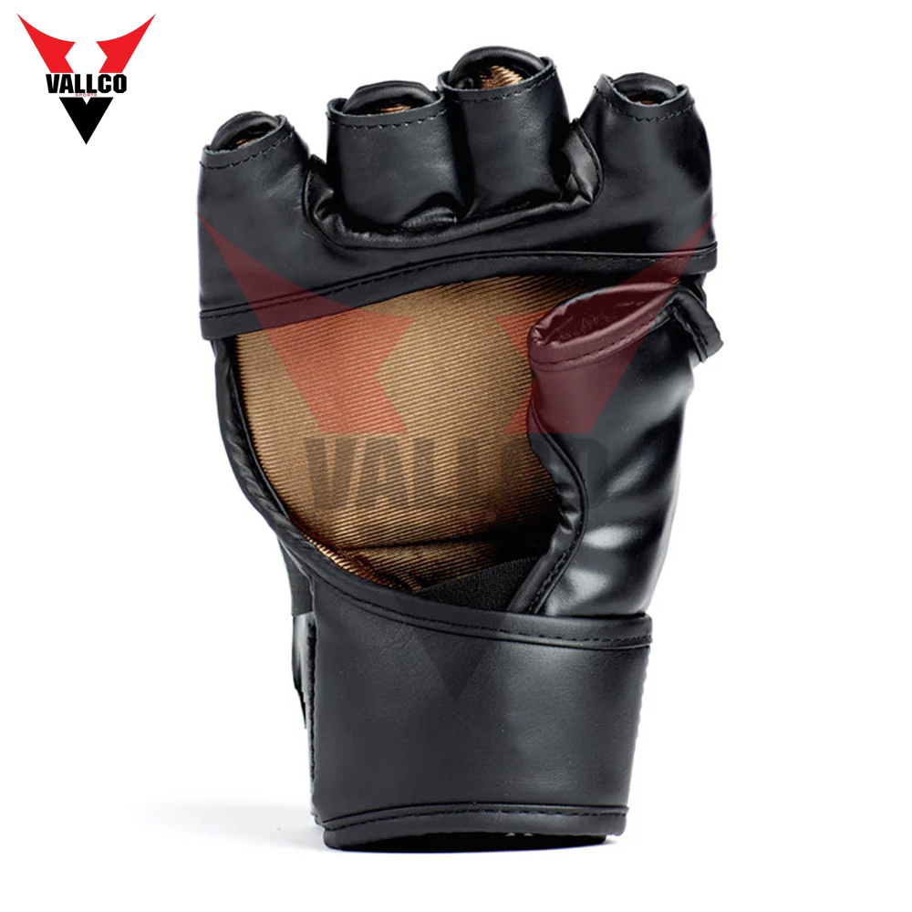 Black Color Good Supplier With Best Price Customized Made Adult Wear MMA Gloves - view 5