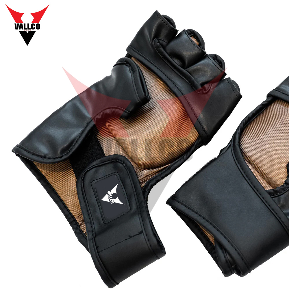 Black Color Good Supplier With Best Price Customized Made Adult Wear MMA Gloves - view 6