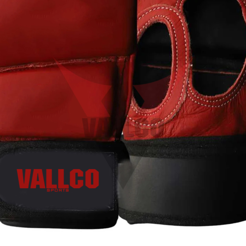 Black Red Contrast Color Good Seller With Own Logo Print Best Seller Men MMA Gloves - view 5