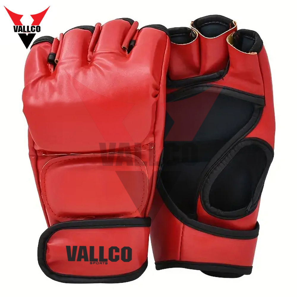 Wholesale Rate Half Finger Training Boxing MMA Gloves,Latest Style Breathable PU Leather MMA Gloves - view 8