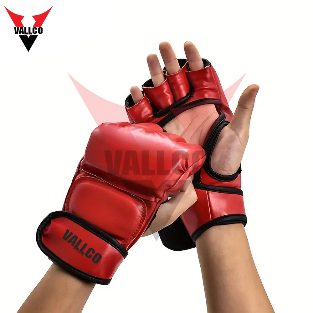 Wholesale Rate Half Finger Training Boxing MMA Gloves,Latest Style Breathable PU Leather MMA Gloves - view 12