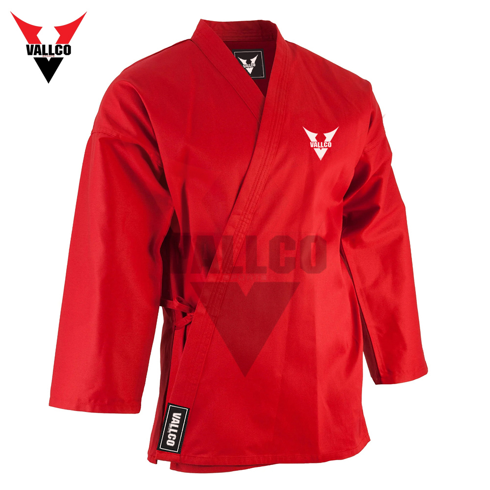 In One Solid Color With Own Logo Print Best Supplier Adult Wear Karate Uniforms - view 4