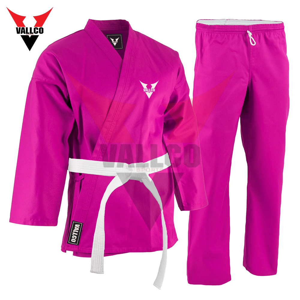 In One Solid Color With Own Logo Print Best Supplier Adult Wear Karate Uniforms - view 15