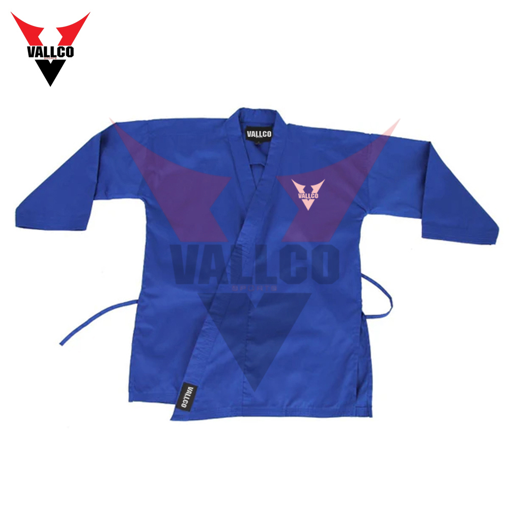 Blue Color Highland Quality With Own Logo Best Supplier Factory Rate Karate Uniforms - view 8